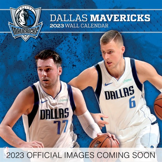 Dallas Mavericks Team Square Calendar 2023